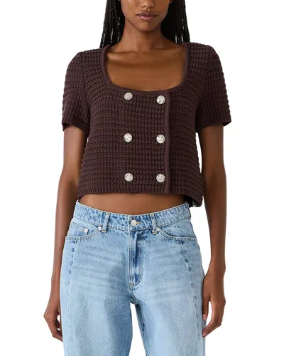 Steve Madden Camila Sweater In Brown