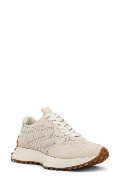 Steve Madden Campo Sneaker In Cream Mesh