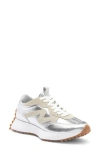 Steve Madden Campo Sneaker In Silver Metallic