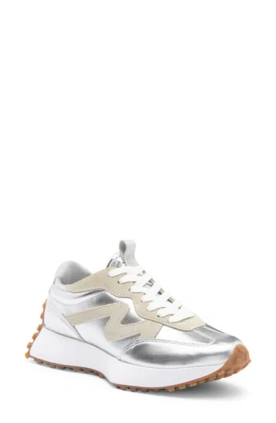 Steve Madden Campo Sneaker In Silver