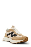 Steve Madden Campo Sneaker In Tan,black Multi