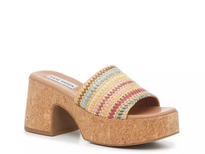 Steve Madden Canary Platform Sandal In Multi