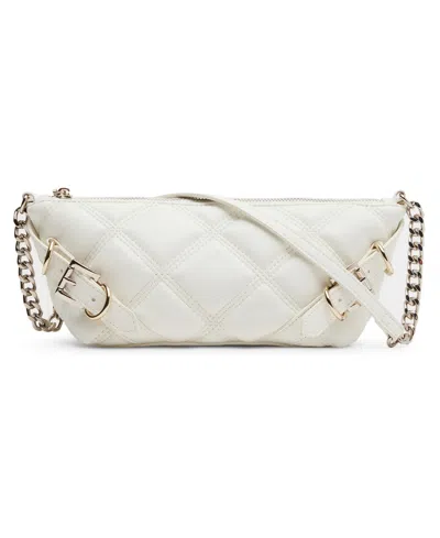 Steve Madden Candi Quilted Shoulder Bag In White