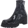Steve Madden Cantor Womens Padded Insole Man Made Ankle Boots In Black