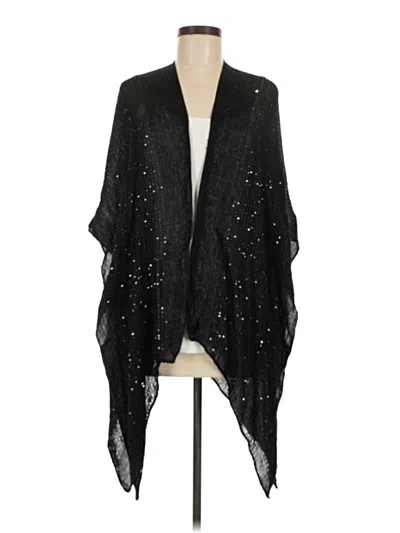 Pre-owned Steve Madden Cardigan Sweater In Black