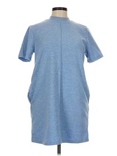 Pre-owned Steve Madden Cardigan Sweater In Blue