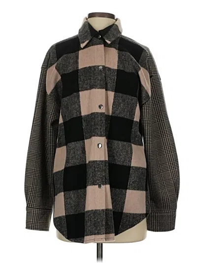 Pre-owned Steve Madden Cardigan Sweater In Brown