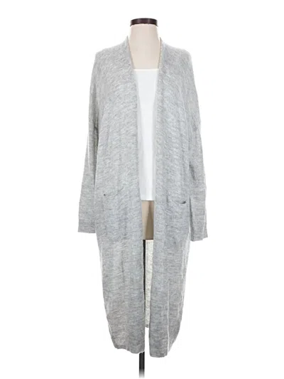 Pre-owned Steve Madden Cardigan Sweater In Gray