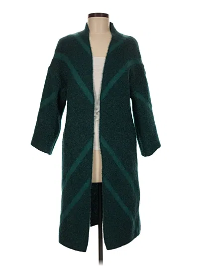 Pre-owned Steve Madden Cardigan Sweater In Green