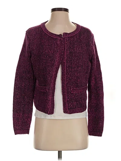 Pre-owned Steve Madden Cardigan Sweater In Purple