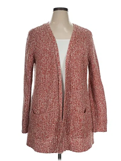 Pre-owned Steve Madden Cardigan Sweater In Red