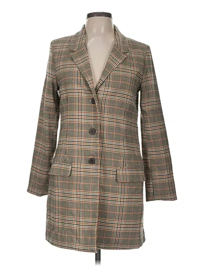 Pre-owned Steve Madden Cardigan Sweater In Tan