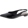 Steve Madden Care Womens Patent Pointed Toe Slingbacks