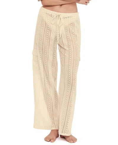 Steve Madden Cargo Pant Cover Up In Gold