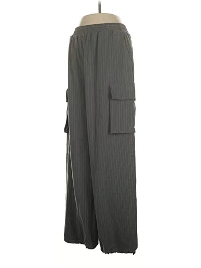 Pre-owned Steve Madden Cargo Pants In Gray