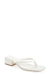 Steve Madden Caribbean Flip Flop In White