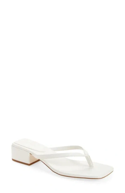Steve Madden Caribbean Flip Flop In White