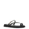 Steve Madden Caribbean Sandal Women's Us Black Paris Slip-on Slide Zogg1453 In Multi