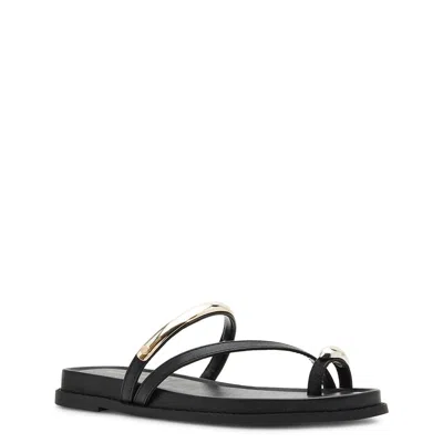 Steve Madden Caribbean Sandal Women's Us Black Paris Slip-on Slide Zogg1453 In Multi