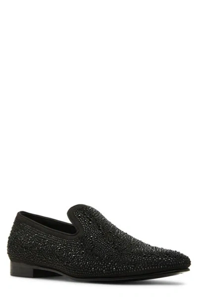 Steve Madden Men's Cashh Smoking Slipper In Black