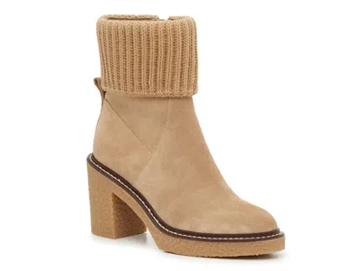 Steve Madden Cashmir Sweater Bootie In Neutral