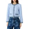 Steve Madden Cassette Cardigan In Blue
