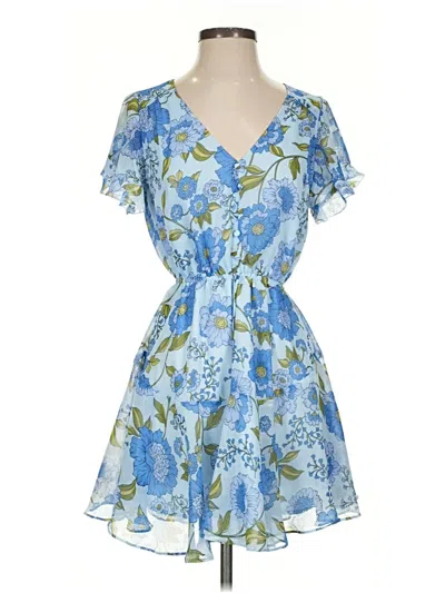 Pre-owned Steve Madden Casual Dress In Blue