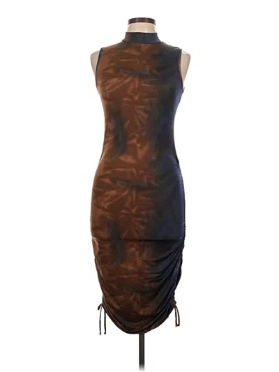 Pre-owned Steve Madden Casual Dress In Brown