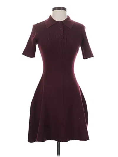 Steve Madden Casual Dress In Burgundy