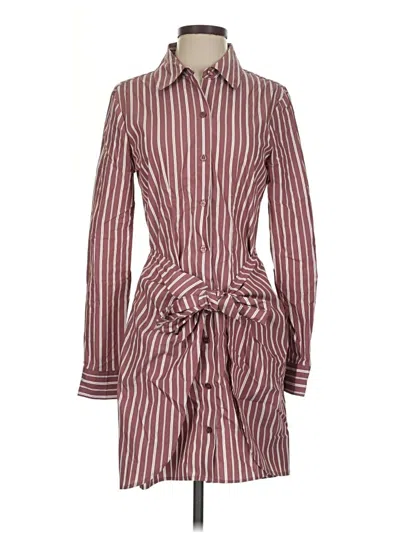 Pre-owned Steve Madden Casual Dress In Burgundy