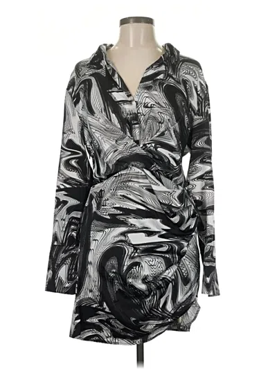 Pre-owned Steve Madden Casual Dress In Silver
