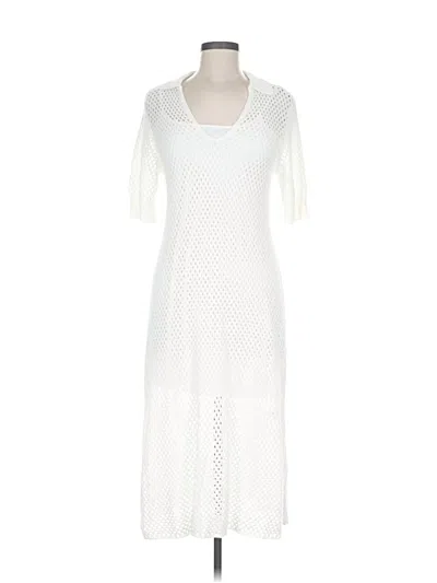 Pre-owned Steve Madden Casual Dress In White