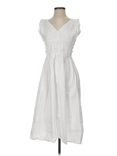 Pre-owned Steve Madden Casual Dress In White