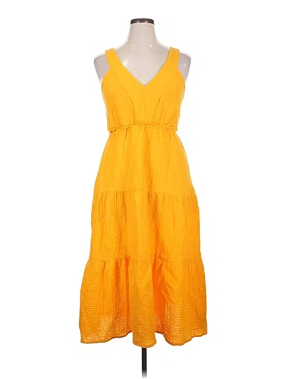 Pre-owned Steve Madden Casual Dress In Yellow