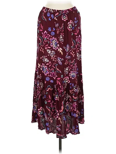 Pre-owned Steve Madden Casual Skirt In Burgundy