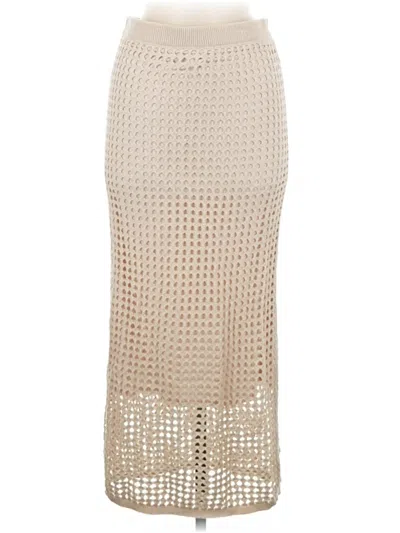 Pre-owned Steve Madden Casual Skirt In Ivory