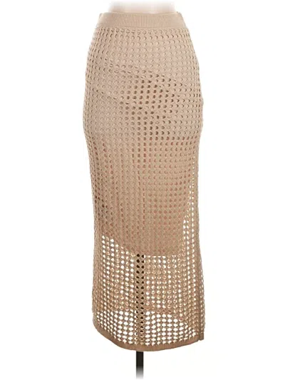 Pre-owned Steve Madden Casual Skirt In Tan
