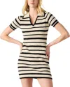 Steve Madden Catalina Stripe Cotton T-shirt Dress In Neutral