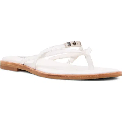 Steve Madden Catalina Flip Flop In White