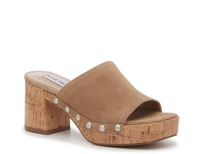 Steve Madden Celiah Platform Sandal In Brown