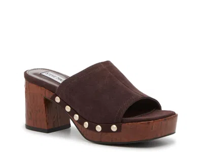 Steve Madden Celiah Platform Sandal In Brown