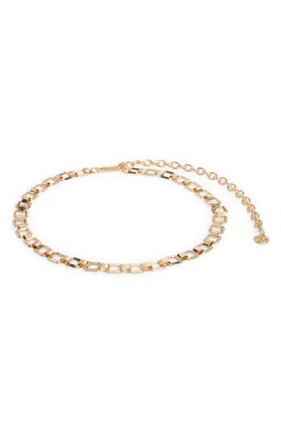 Steve Madden Chain Belt In Gold