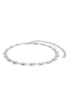 Steve Madden Chain Belt In Metallic