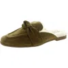 STEVE MADDEN CHART WOMENS SUEDE SLIP ON MULES
