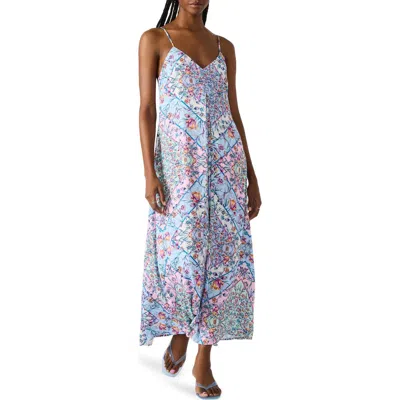 Steve Madden Chase Maxi Sundress In Blue