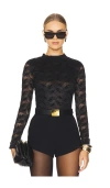 Steve Madden Cherie Top In Black Onyx