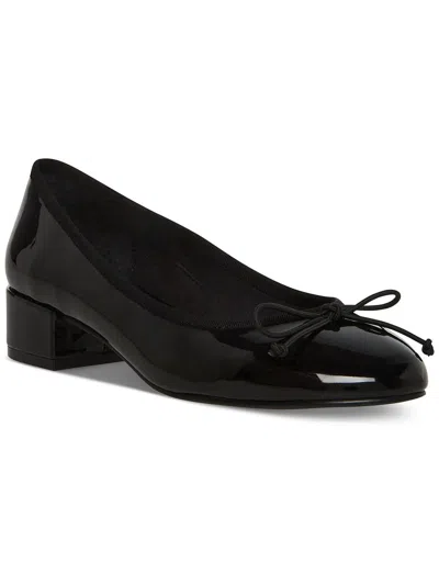 Steve Madden Cherish Womens Bow Slip On Pumps In Black