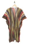 Steve Madden Chevron Shimmer Duster In Multi