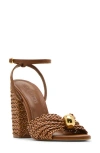 Steve Madden Cheyla Ankle Strap Sandal In Brown