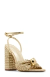 Steve Madden Cheyla Ankle Strap Sandal In Gold